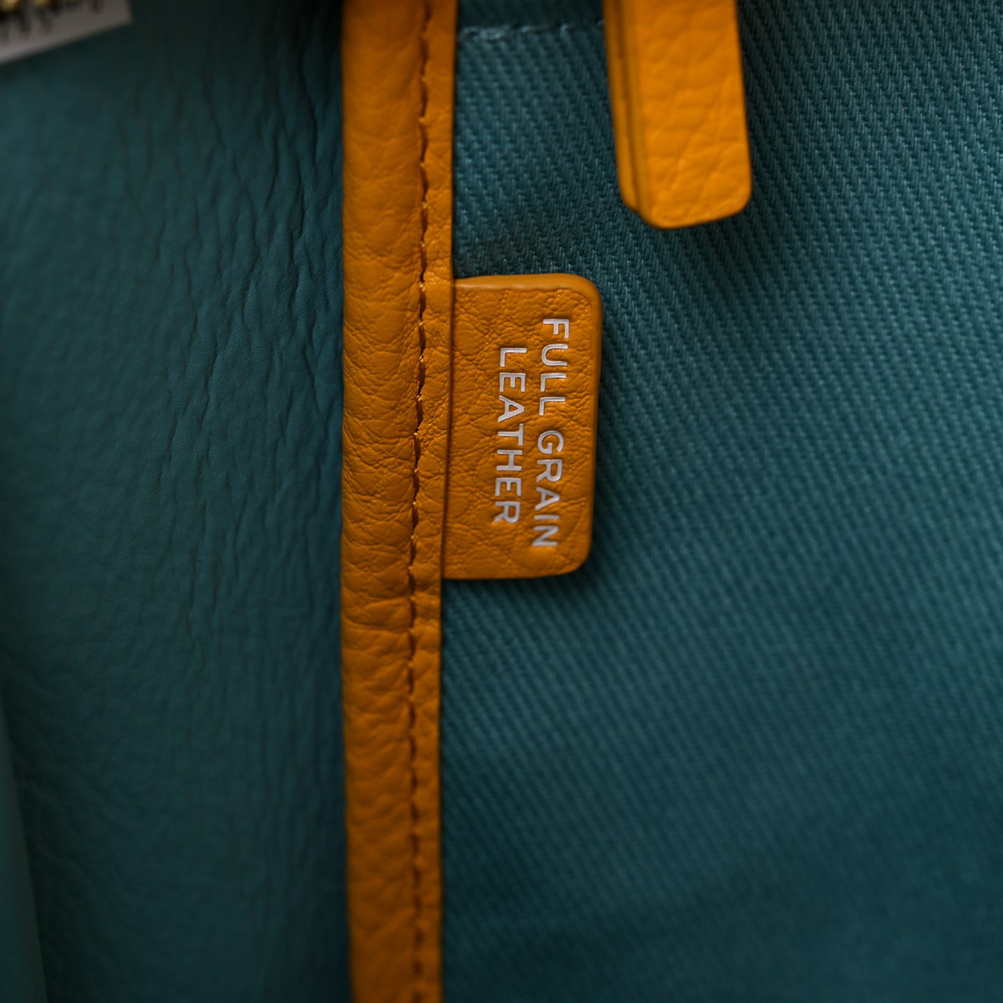Grained Calfskin Large The Tote Bag Artisan Gold
