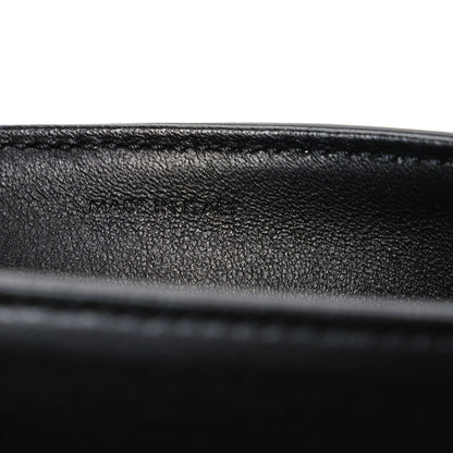 Celine Canvas Calfskin Triomphe Embroidered Teen Triomphe Bag Black 7 of 11