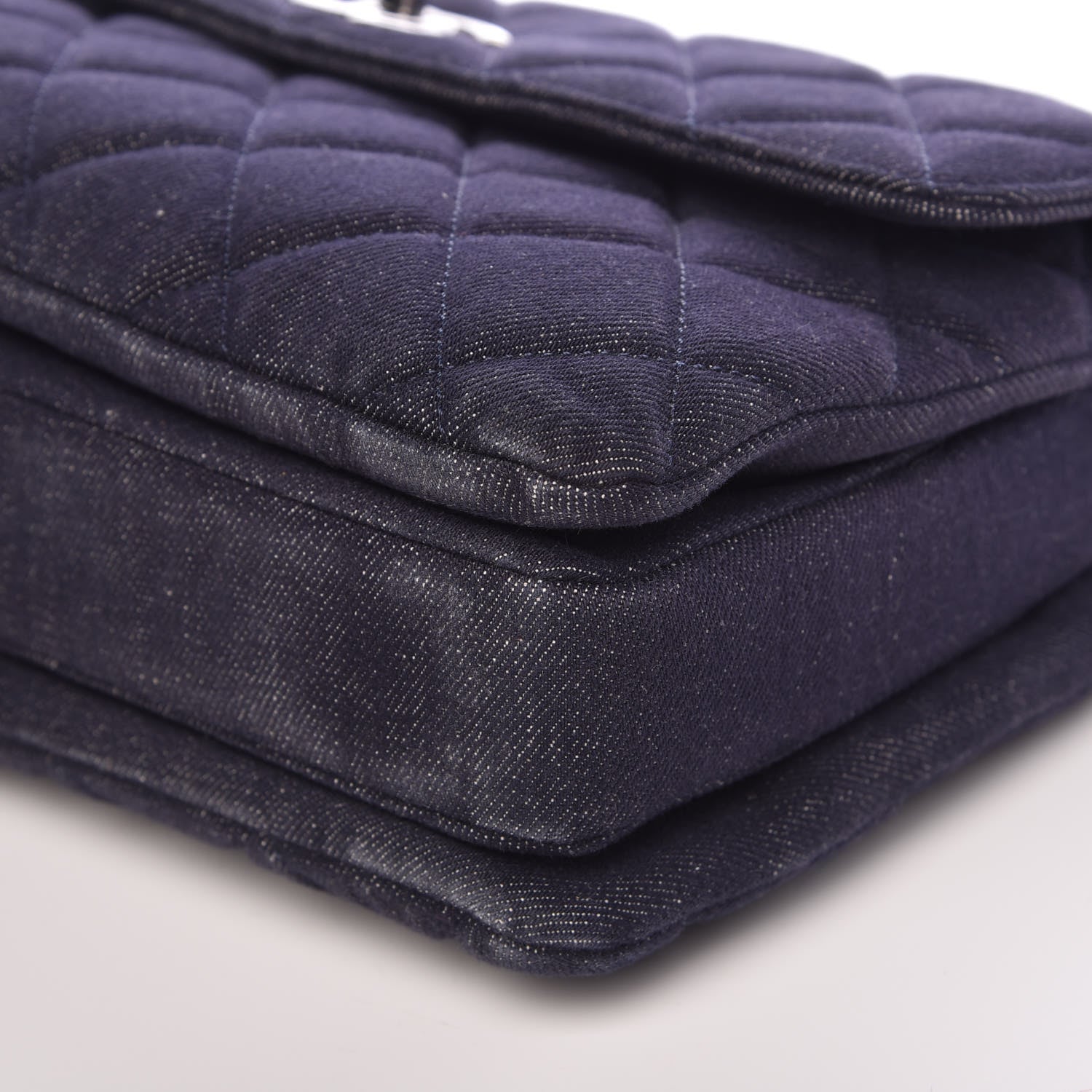 Chanel Denim Quilted Medium Trendy CC Flap Dual Handle Bag 10 of 13