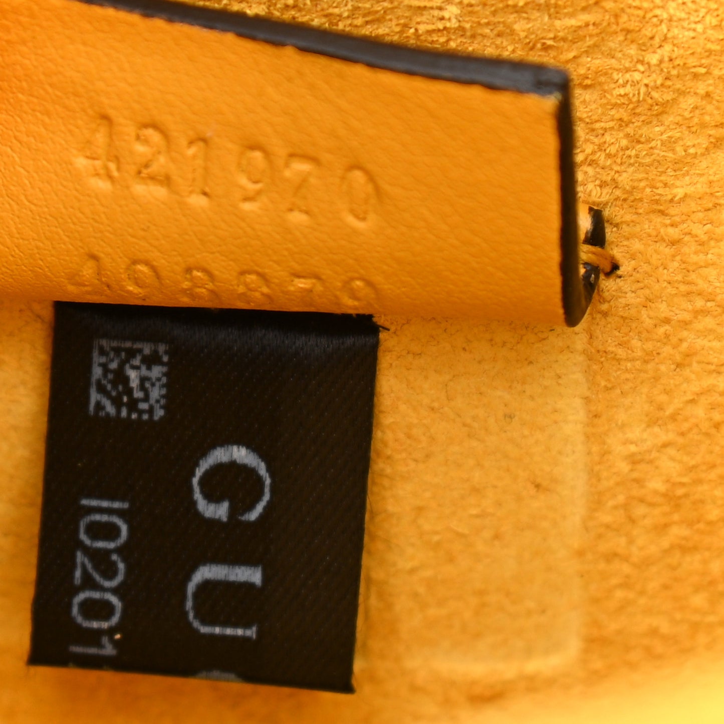 GG Supreme Monogram Mini Dionysus Shoulder Bag Yellow