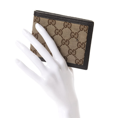 Gucci Monogram Bi-Fold Wallet Dark Brown 2 of 7