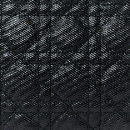 Christian Dior Coated Canvas Cannage Panarea Pouch Black 8 of 8