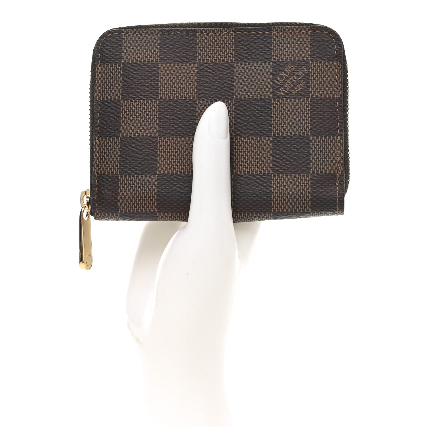 Louis Vuitton Damier Ebene Zippy Coin Purse 2 of 6