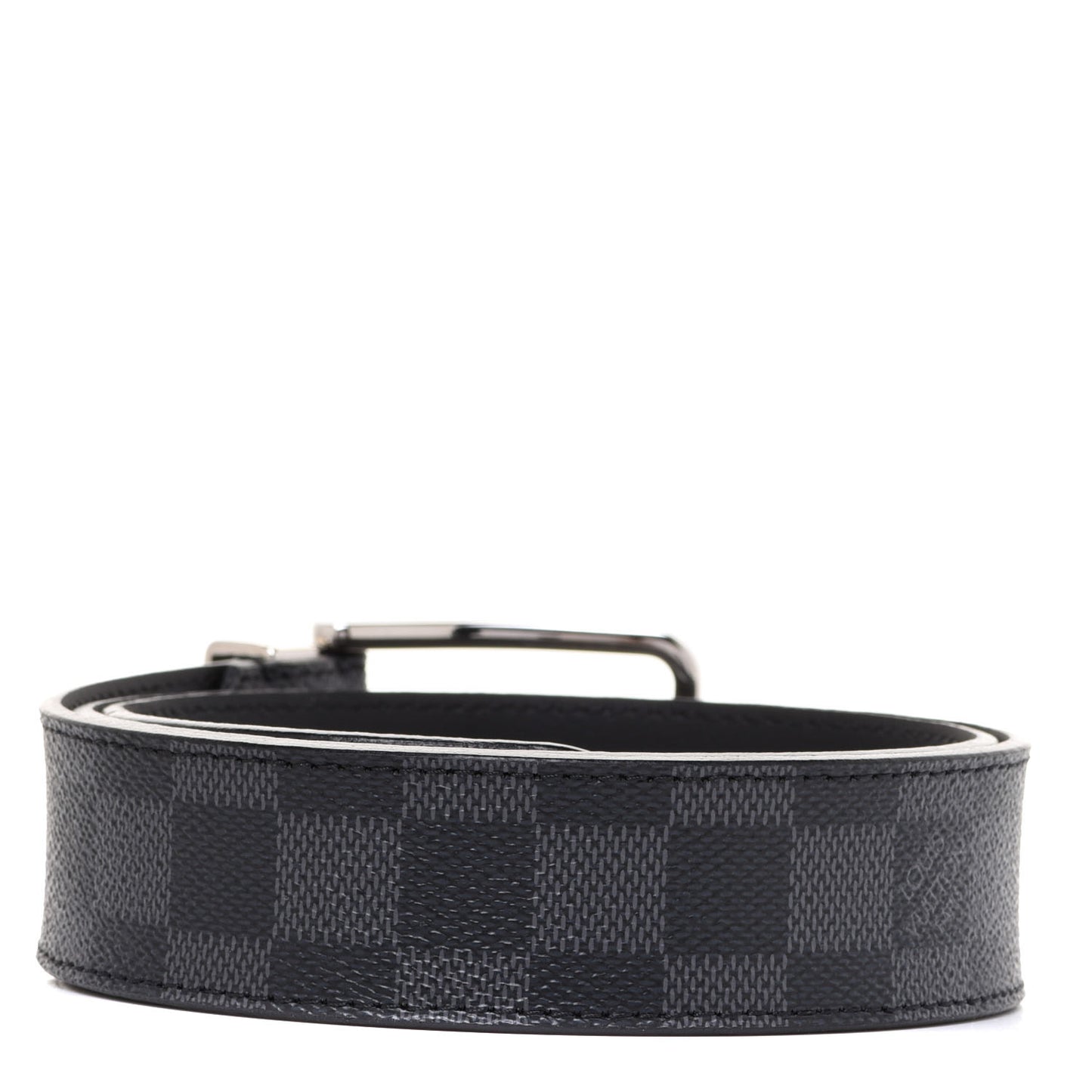Damier Graphite Calfskin Belt 85 34 Black