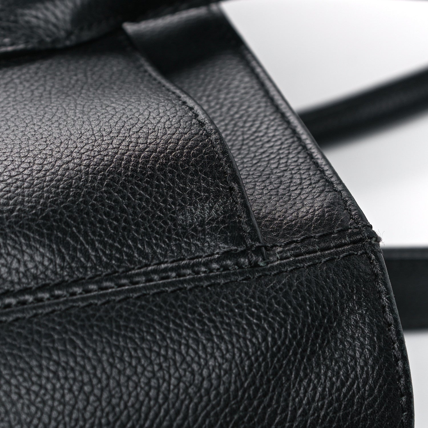 Chanel Calfskin Cerf Executive Shopper Tote Black 18 of 30