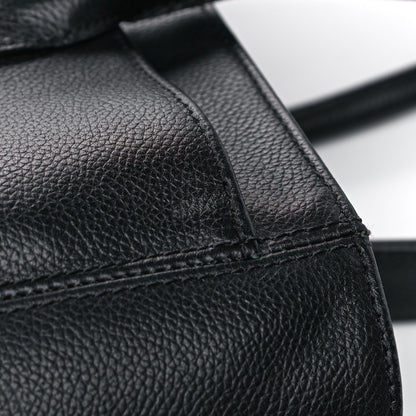 Chanel Calfskin Cerf Executive Shopper Tote Black 18 of 30