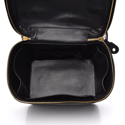 Chanel Caviar CC Vanity Train Case Black 5 of 15