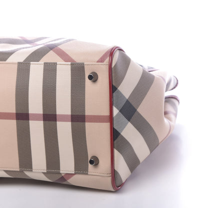 Burberry Nova Check Medium Melbury Tote Red 15 of 15