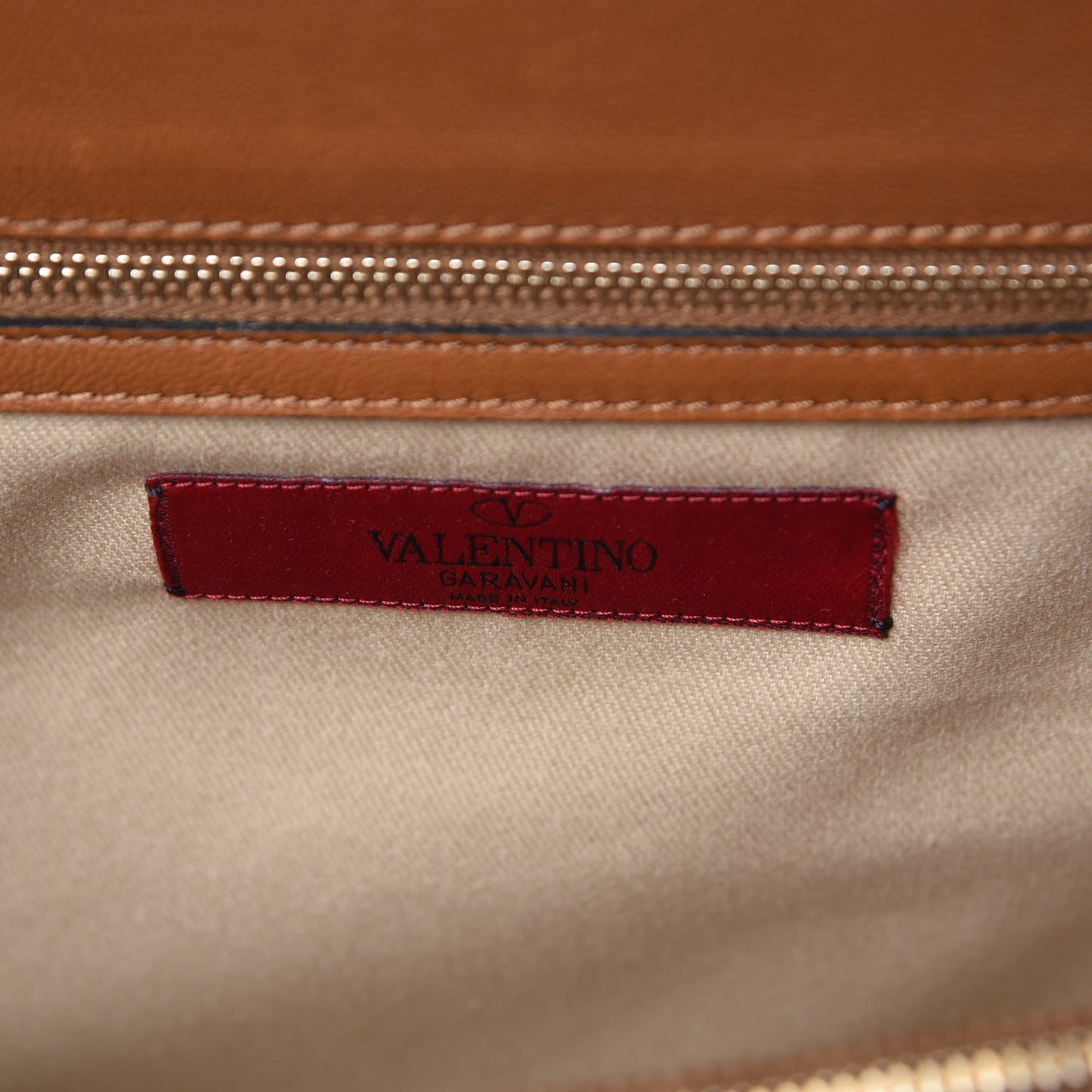 Vitello Lace Demetra Satchel Cognac