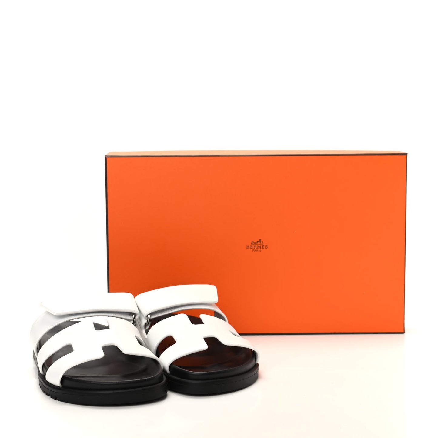 Calfskin Womens Chypre Sandals 36 White