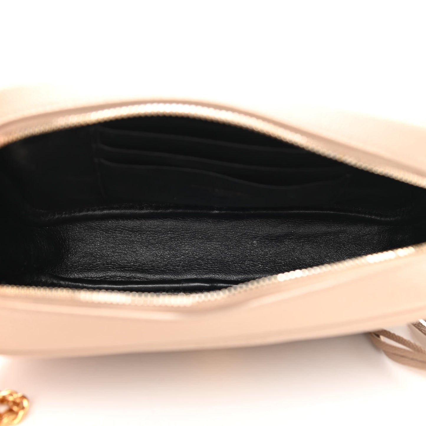 Grain De Poudre Matelasse Monogram Mini Lou Camera Bag Dark Beige