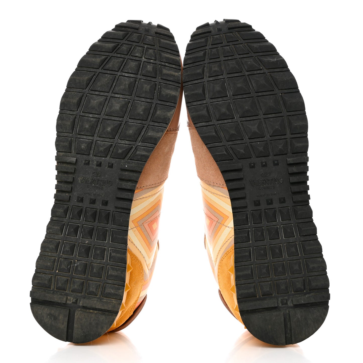 Suede Calfskin Native Couture 1975 Womens Rockrunner Sneakers 38.5 Multicolor