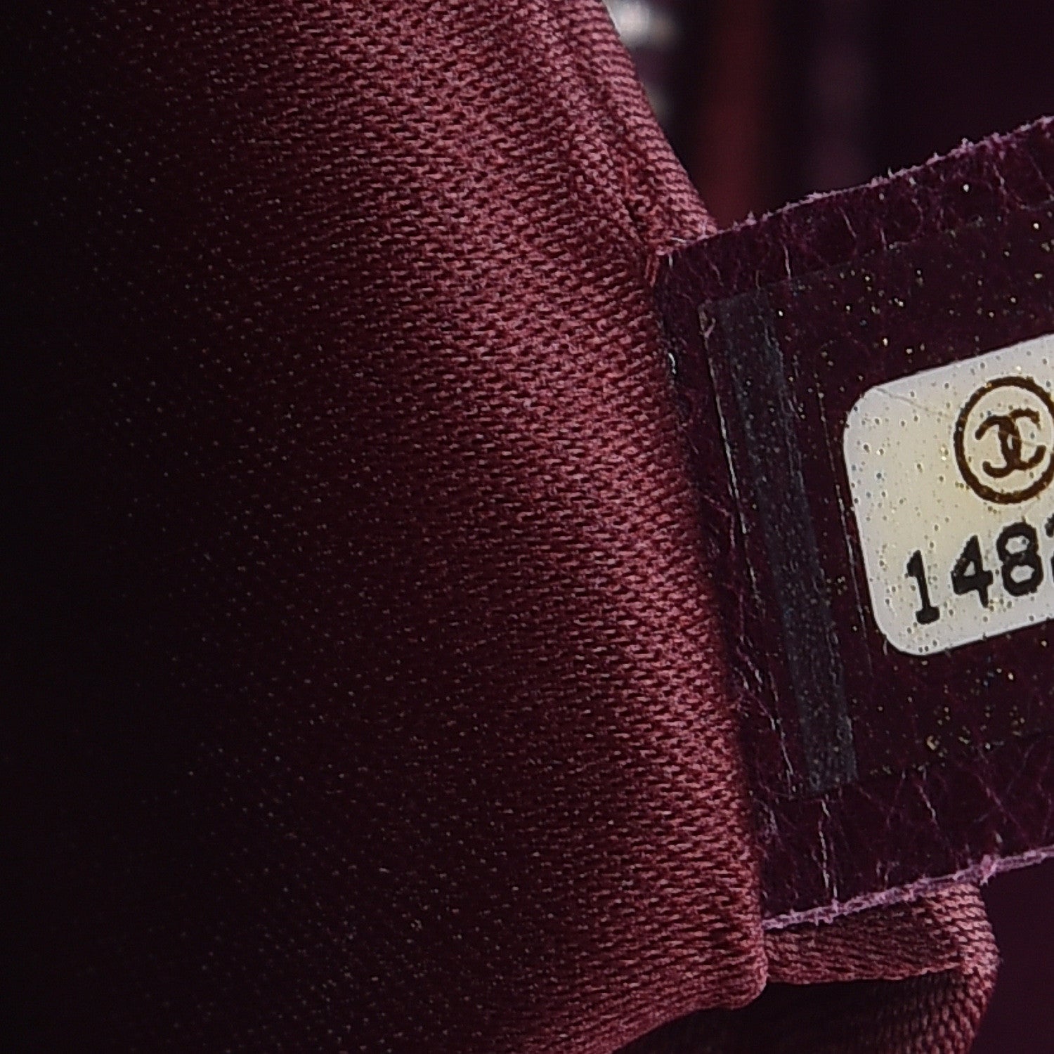 Chanel Glazed Calfskin On the Road Zip Tote Plum 7 of 10