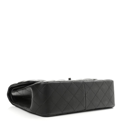 Chanel Lambskin Quilted Jumbo Double Flap So Black 4 of 12