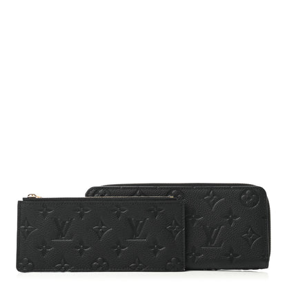 Louis Vuitton Empreinte Clemence Wallet Black 7 of 7