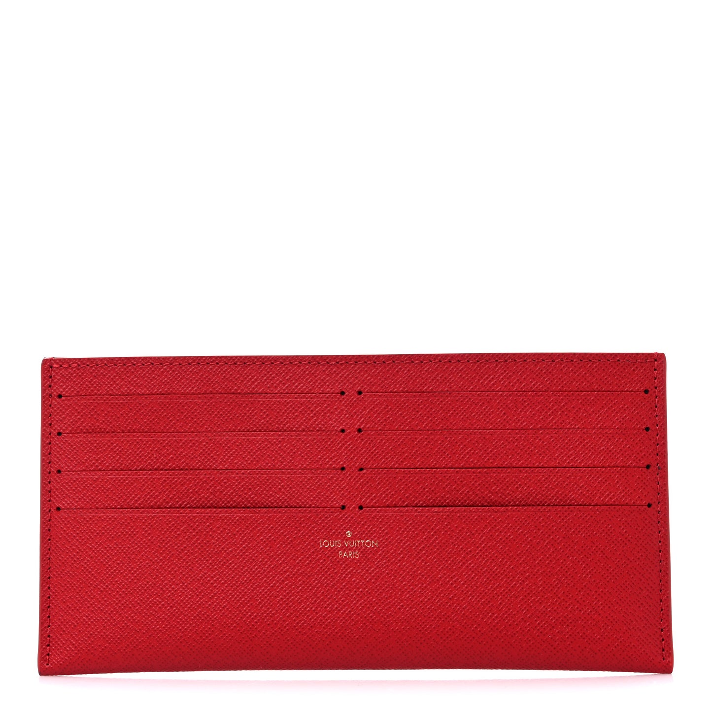 Calfskin Felicie Card Holder Insert Cherry