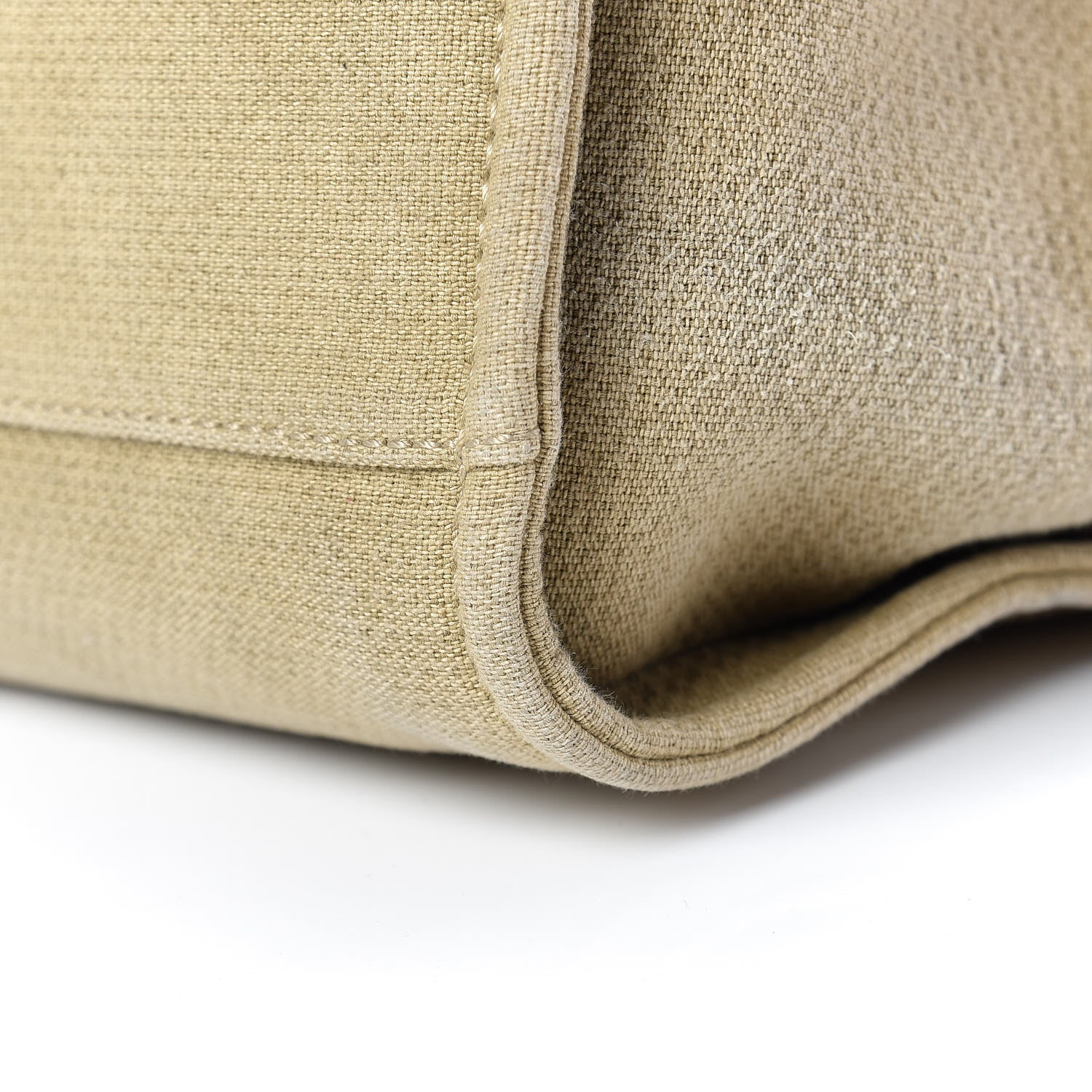 Chanel Canvas Large Deauville Tote Beige Black 14 of 14