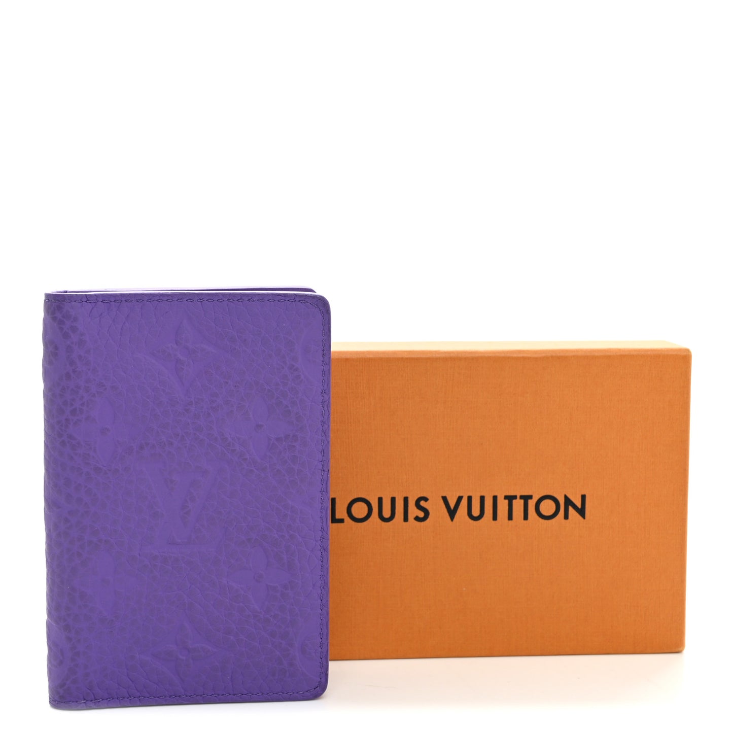 Taurillon Monogram Pocket Organizer Violet