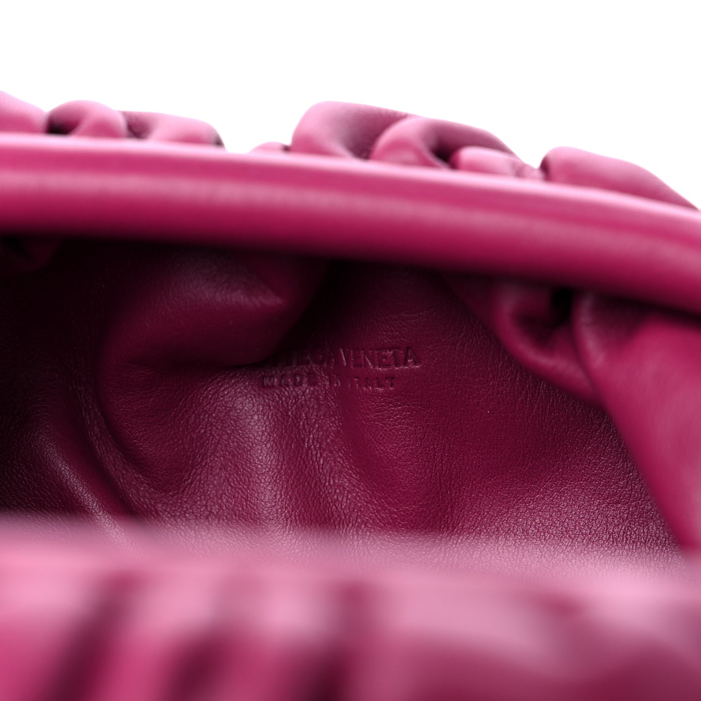 Butter Calfskin The Mini Pouch Cinnabar