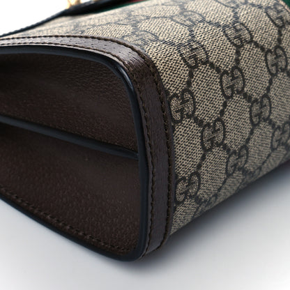 Gucci GG Supreme Monogram Web Small Ophidia Chain Shoulder Bag Brown 9 of 10