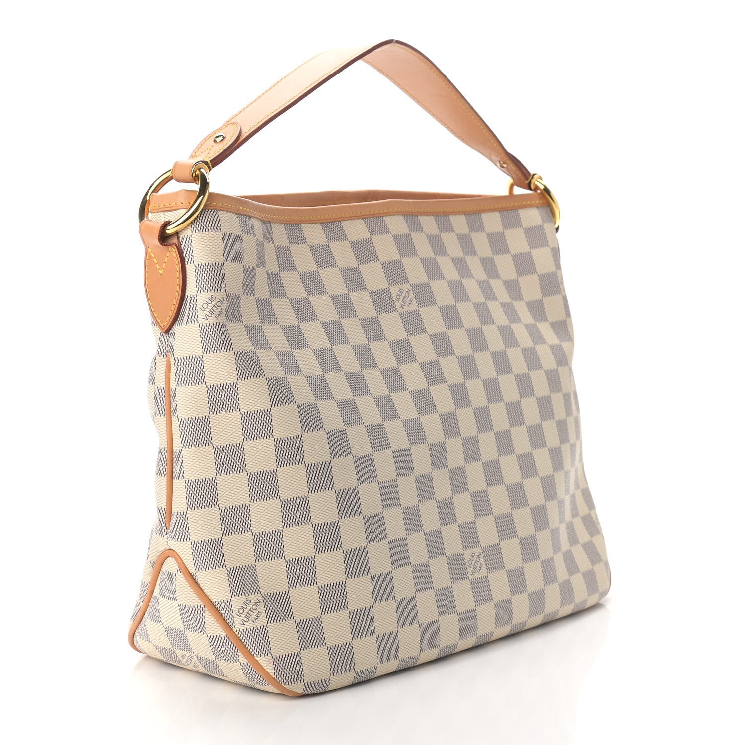 Louis Vuitton Damier Azur Delightful PM Rose Ballerine 2 of 9