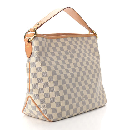 Louis Vuitton Damier Azur Delightful PM Rose Ballerine 2 of 9