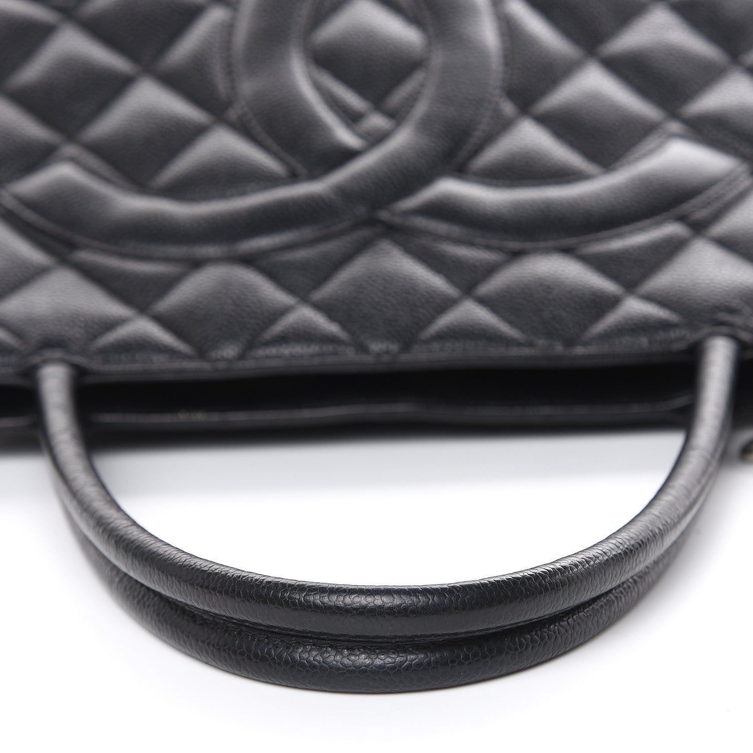 Chanel Caviar Quilted Medallion Tote Black 16 of 18