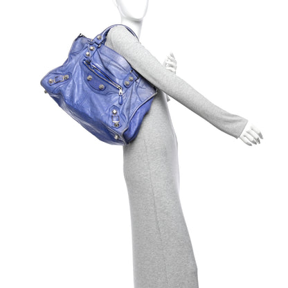 Balenciaga Agneau Giant 21 Silver Hardware Work Outremer 2 of 12