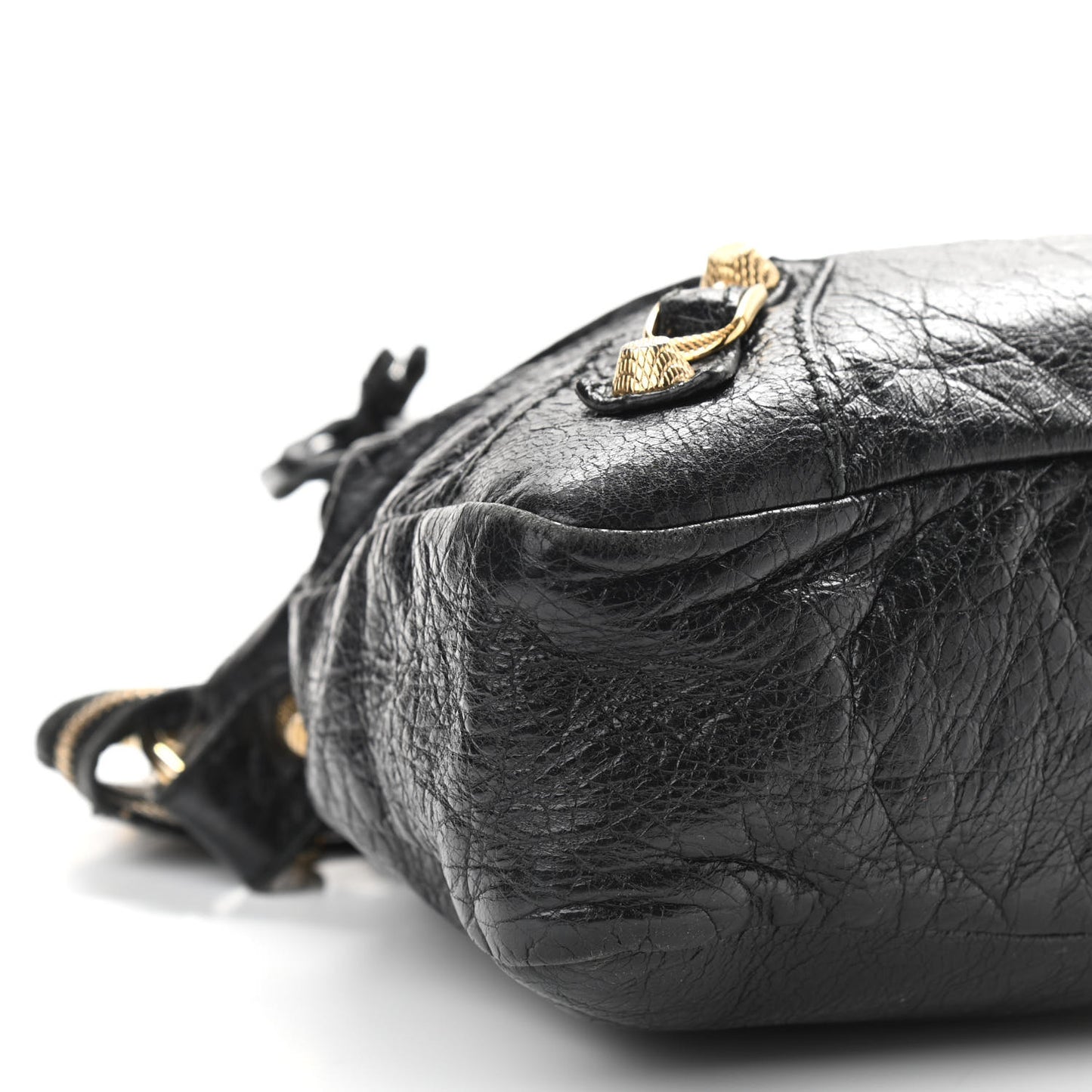 Agneau Giant 12 Gold Hardware Town Black