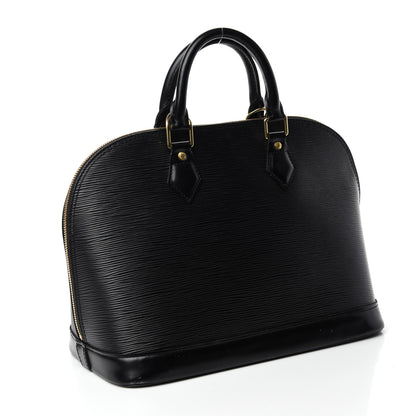 Louis Vuitton Epi Alma PM Black 3 of 18
