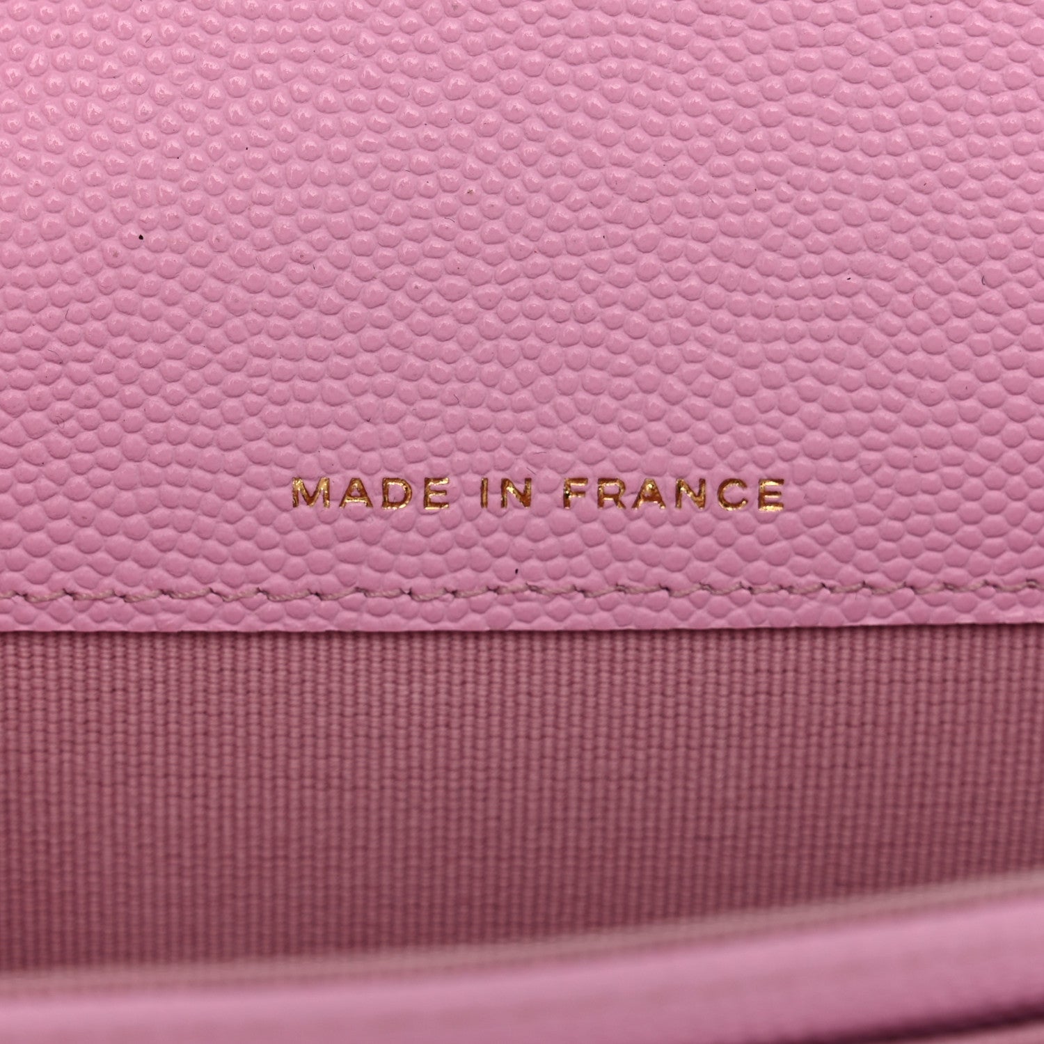 Chanel Caviar Quilted Flap Card Holder Wallet Pink 7 of 10