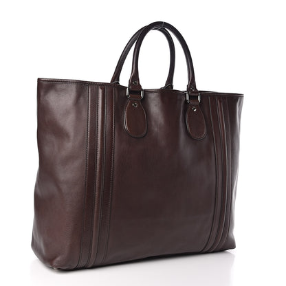 Gucci Calfskin Large Tote Brown 3 of 10