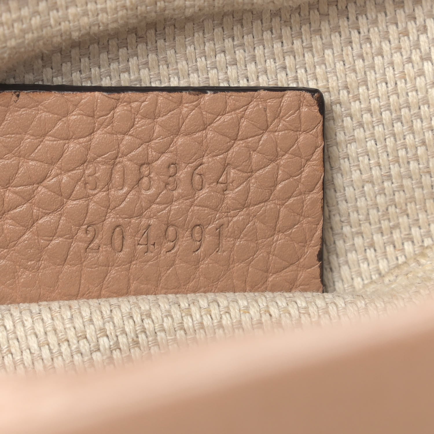 Gucci Pebbled Calfskin Small Soho Disco Bag Camelia 7 of 9