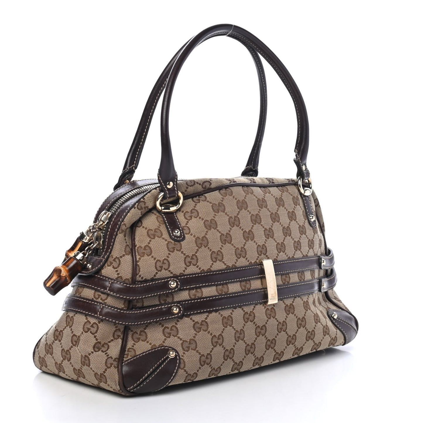 Monogram Large Wave Boston Dark Brown
