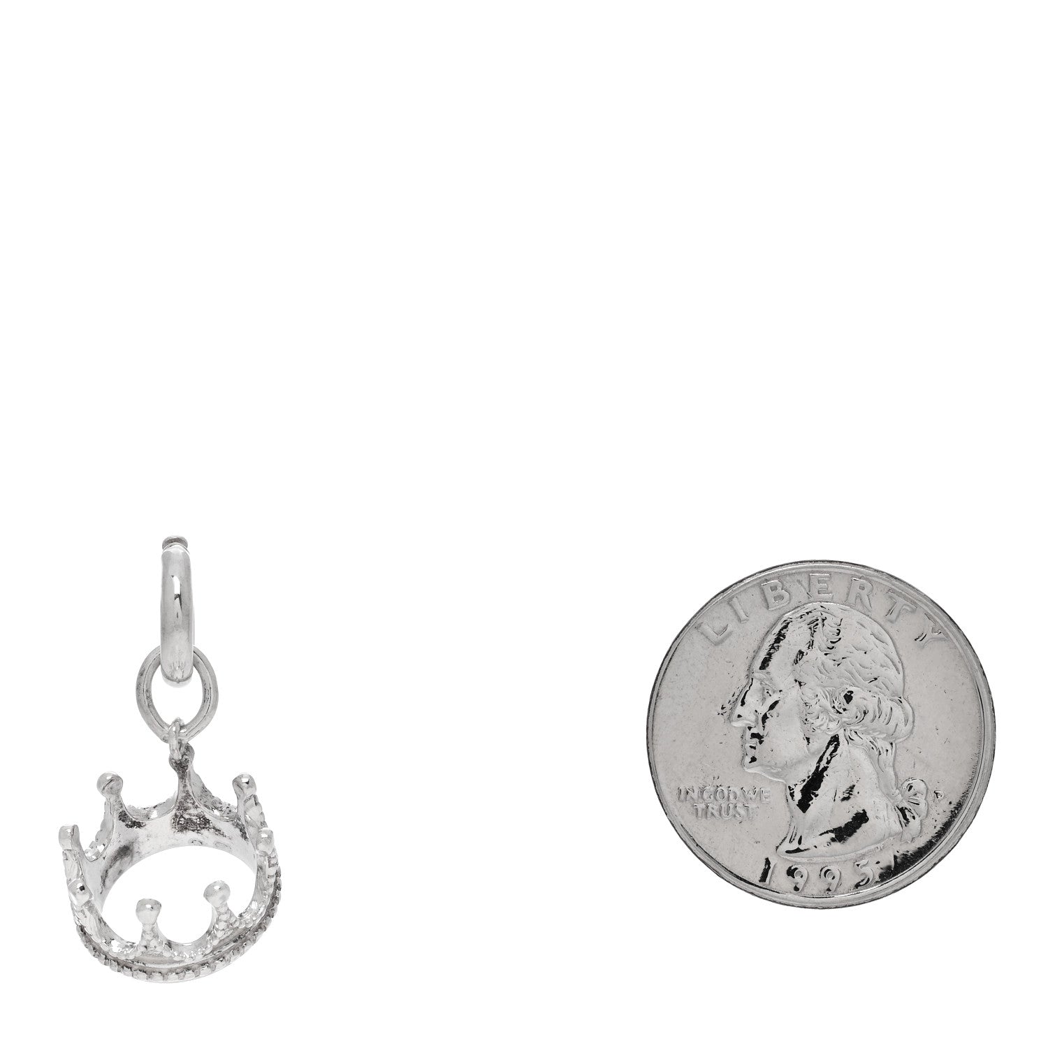 Tiffany Sterling Silver Crown Charm 2 of 4