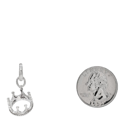 Tiffany Sterling Silver Crown Charm 2 of 4
