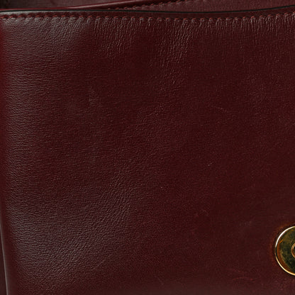 Gucci Vitello Palmellato Lux Small Arli Flap Shoulder Bag Vintage Bordeaux 13 of 15