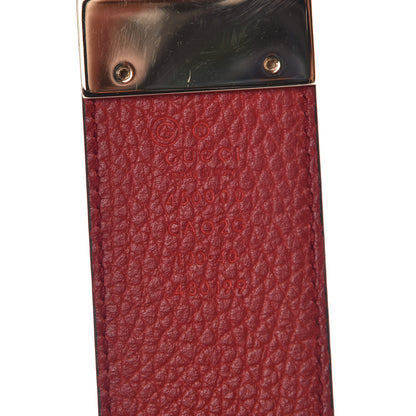 Gucci Calfskin 1973 Reversible Belt 100 40 Black Red 4 of 7