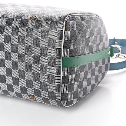 Louis Vuitton Damier Speedy Bandouliere 30 Black White 9 of 13