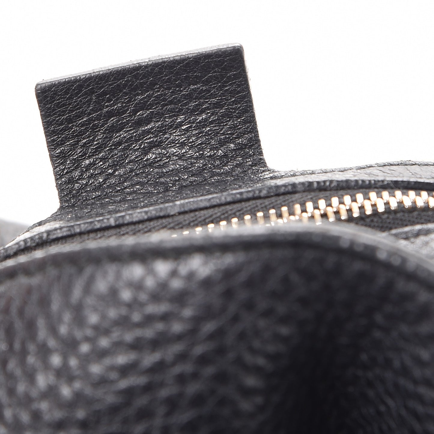 Pebbled Calfskin Medium Soho Chain Shoulder Bag Black