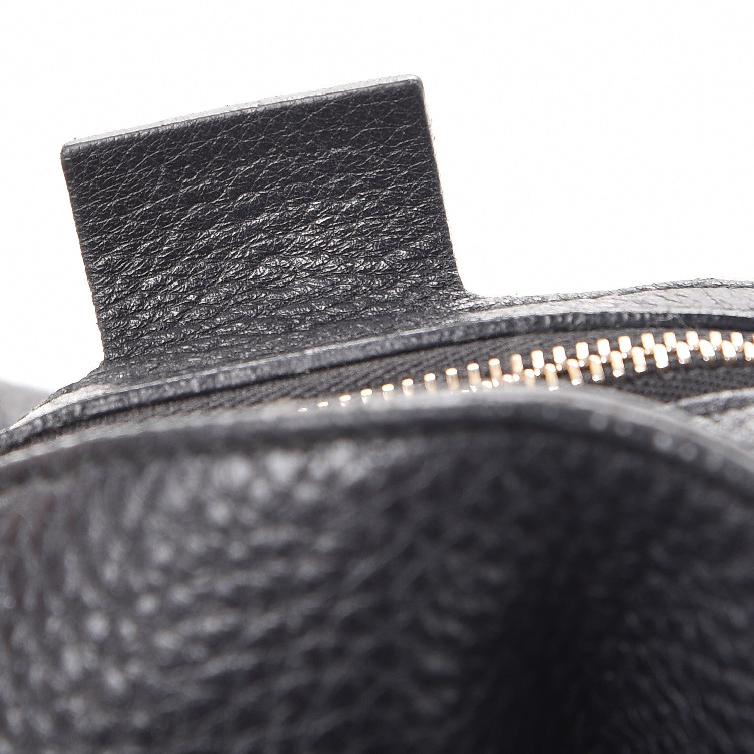 Gucci Pebbled Calfskin Medium Soho Chain Shoulder Bag Black 6 of 13