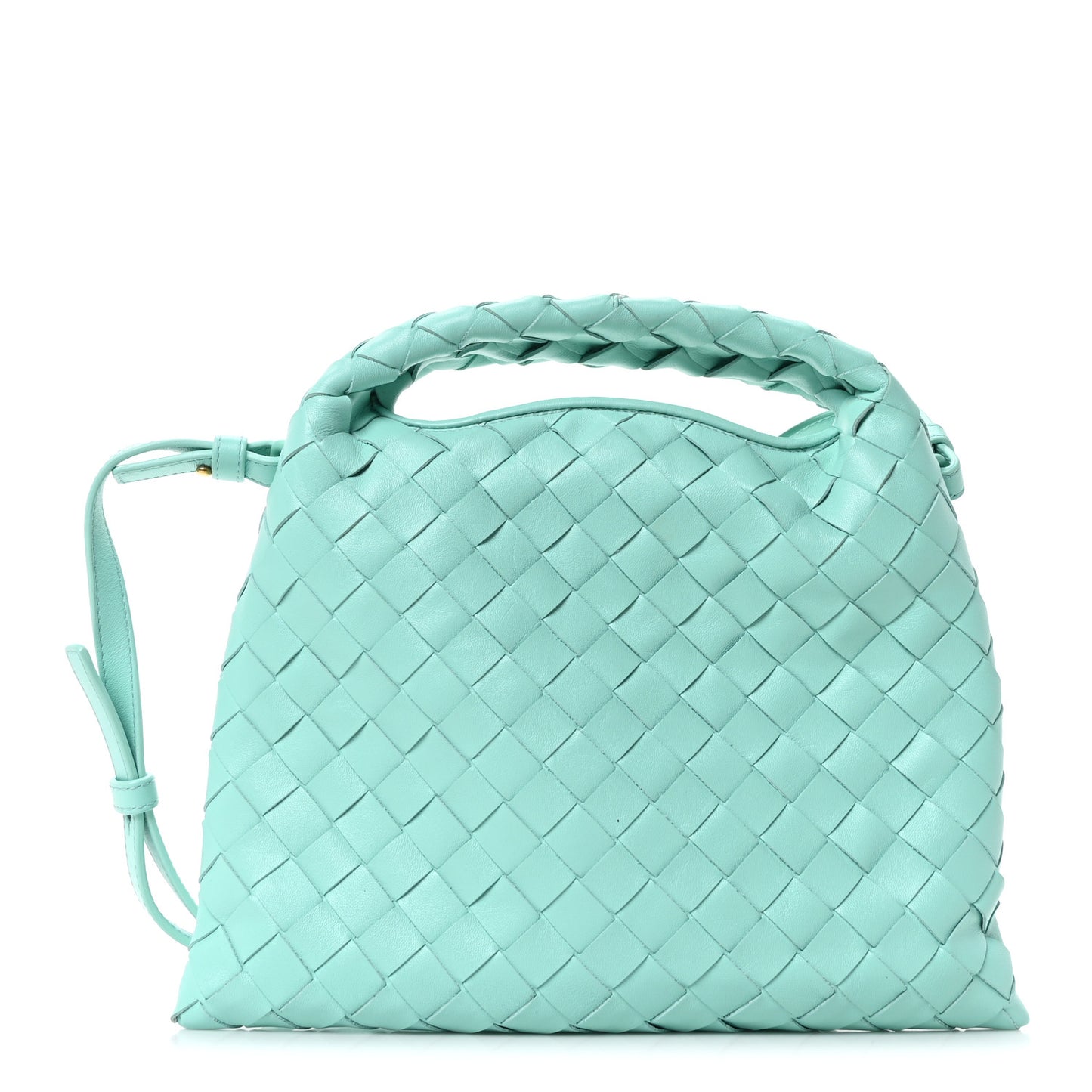 Calfskin Intrecciato Mini Hop Green Oasis