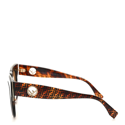 Fendi Acetate F is Fendi 51mm Cat Eye Sunglasses FF 0359/S Tortoise Camouflage 3 of 7