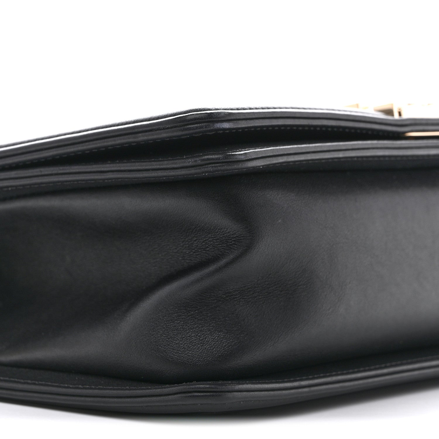 Chanel Calfskin Braided Medium Boy Flap Black 9 of 12