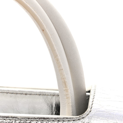 Christian Dior Metallic Calfskin Medium Diorever Flap Silver 11 of 14