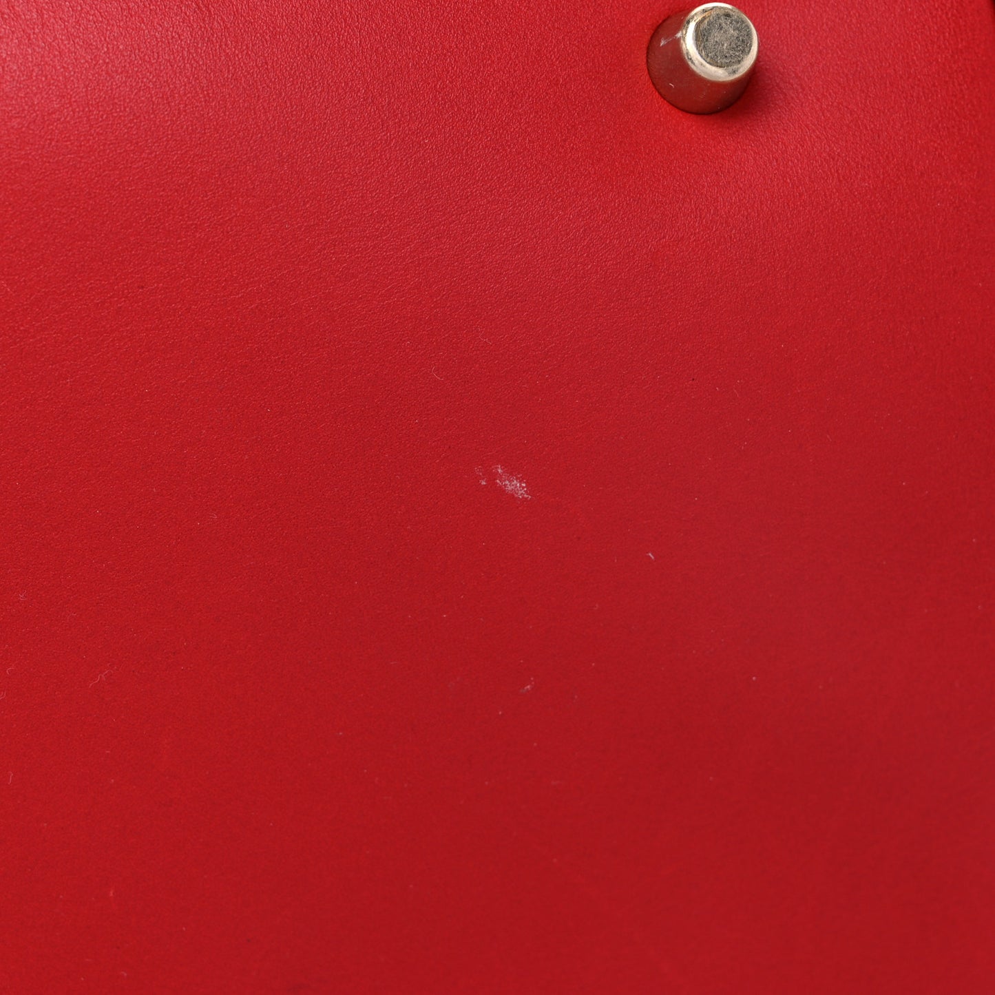 Canvas Mega Check Medium Ashby Hobo Cadmium Red
