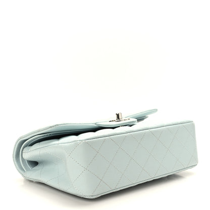 Chanel Caviar Quilted Small Double Flap Light Blue 4 of 9