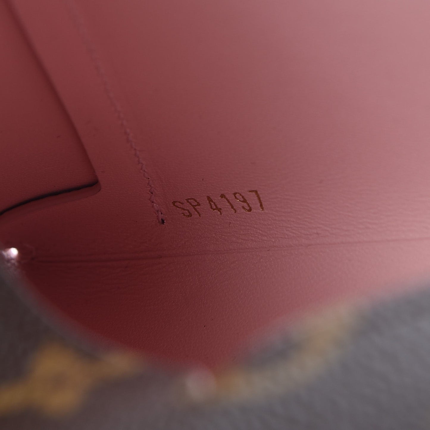 Monogram Large Kirigami Pochette Insert Rose Ballerine