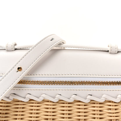 Loro Piana Wicker Calfskin L19 Extra Pocket Pouch White 7 of 10