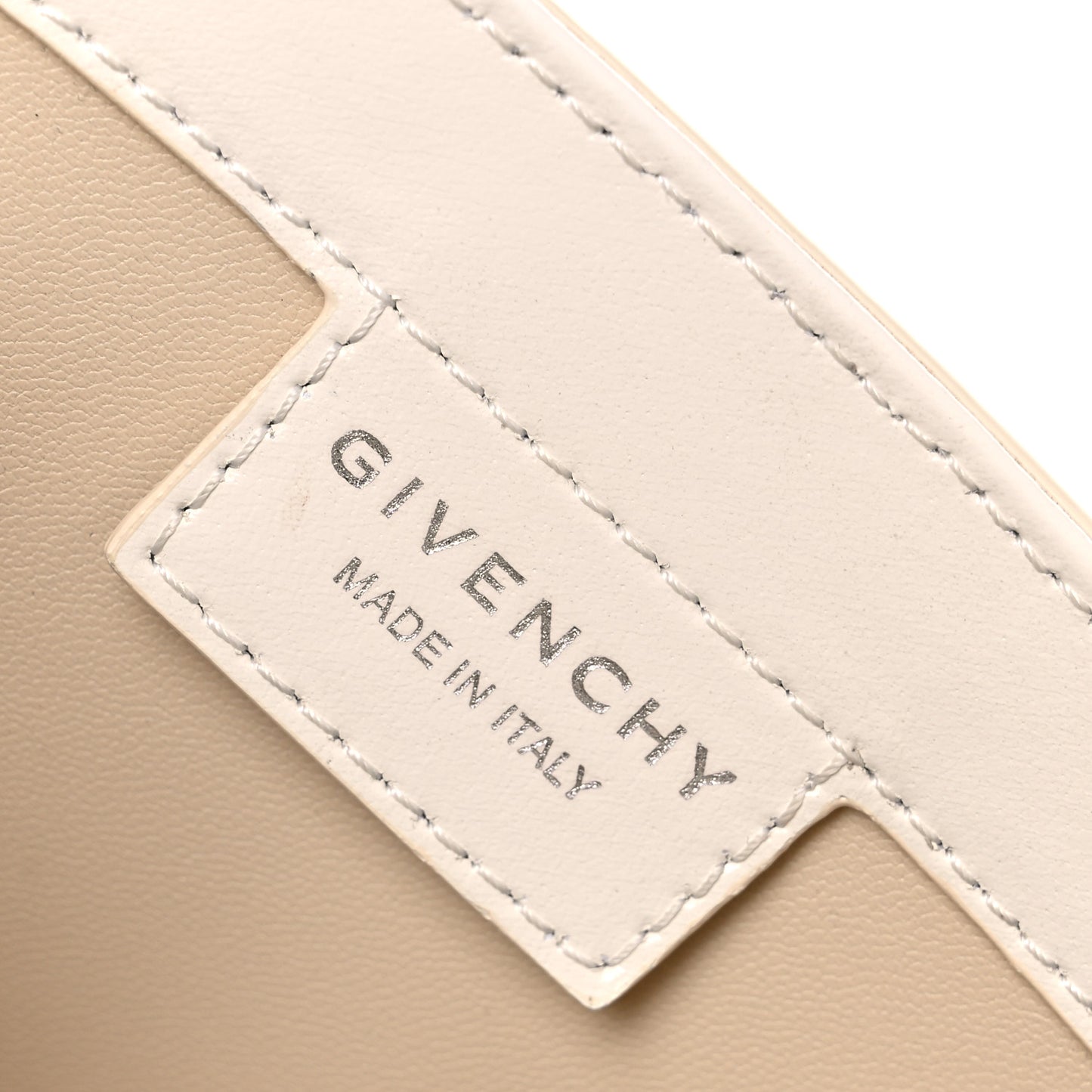 Box Calfskin Small Cut Out Shoulder Bag Ivory